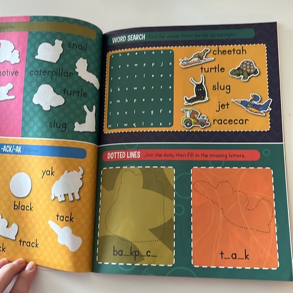 Kids Sticker Book, Rhymes and Opposites Educational & Interactive Vocabulary - Picture 5 of 8